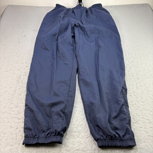 Vintage Nike Track Pants Mens XL Blue Jogger Tapered Windbreaker 90s‎ Lined - Picture 1 of 14